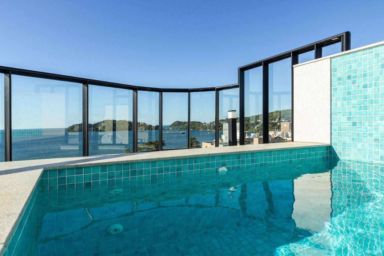 Aion Suites 302 - Lindo Apartamento Com Vista Para O Mar, A 60M Da Praia De Bombinhas, Com Piscina E Academia No Rooftop. エクステリア 写真
