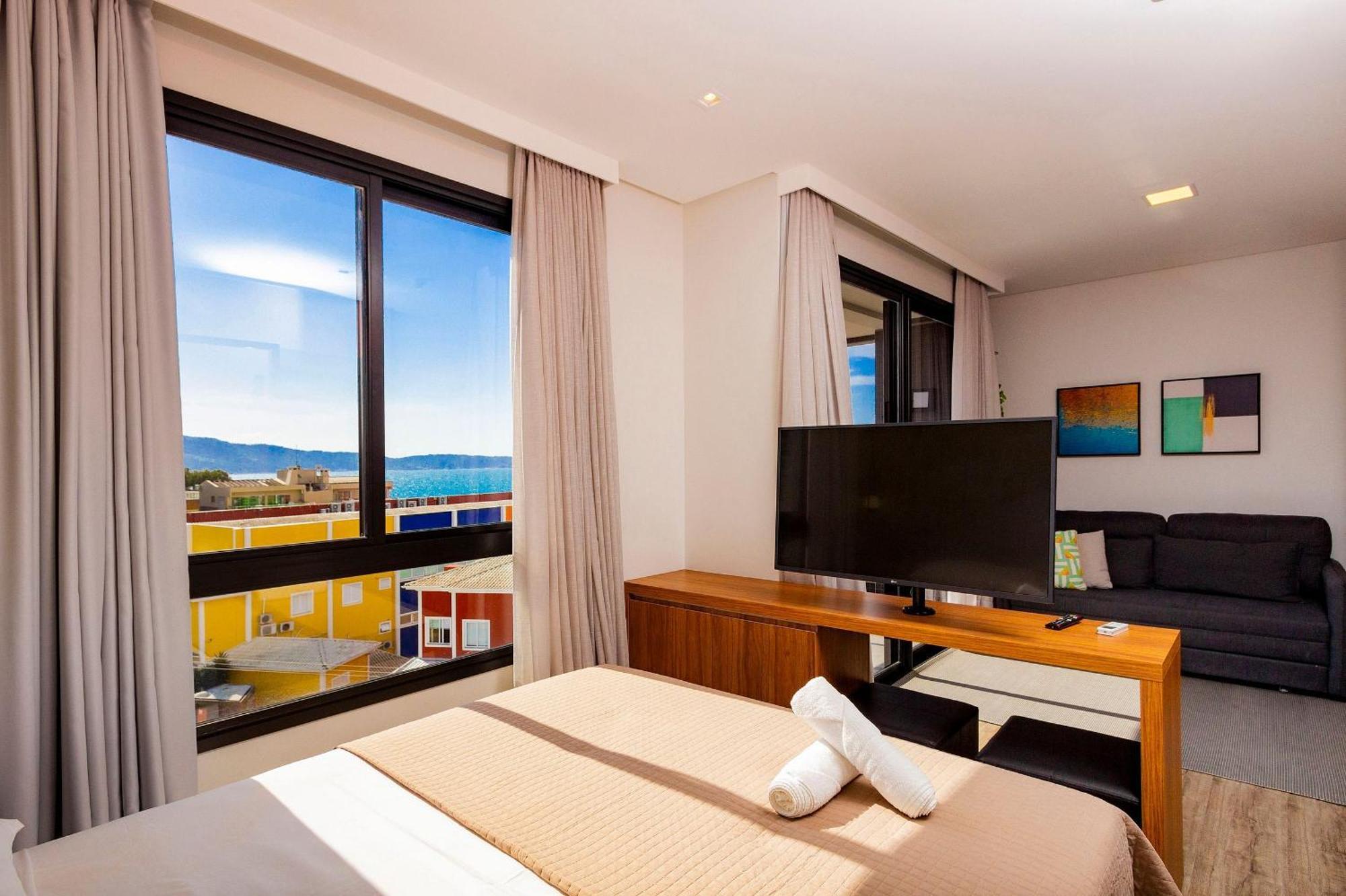 Aion Suites 302 - Lindo Apartamento Com Vista Para O Mar, A 60M Da Praia De Bombinhas, Com Piscina E Academia No Rooftop. エクステリア 写真
