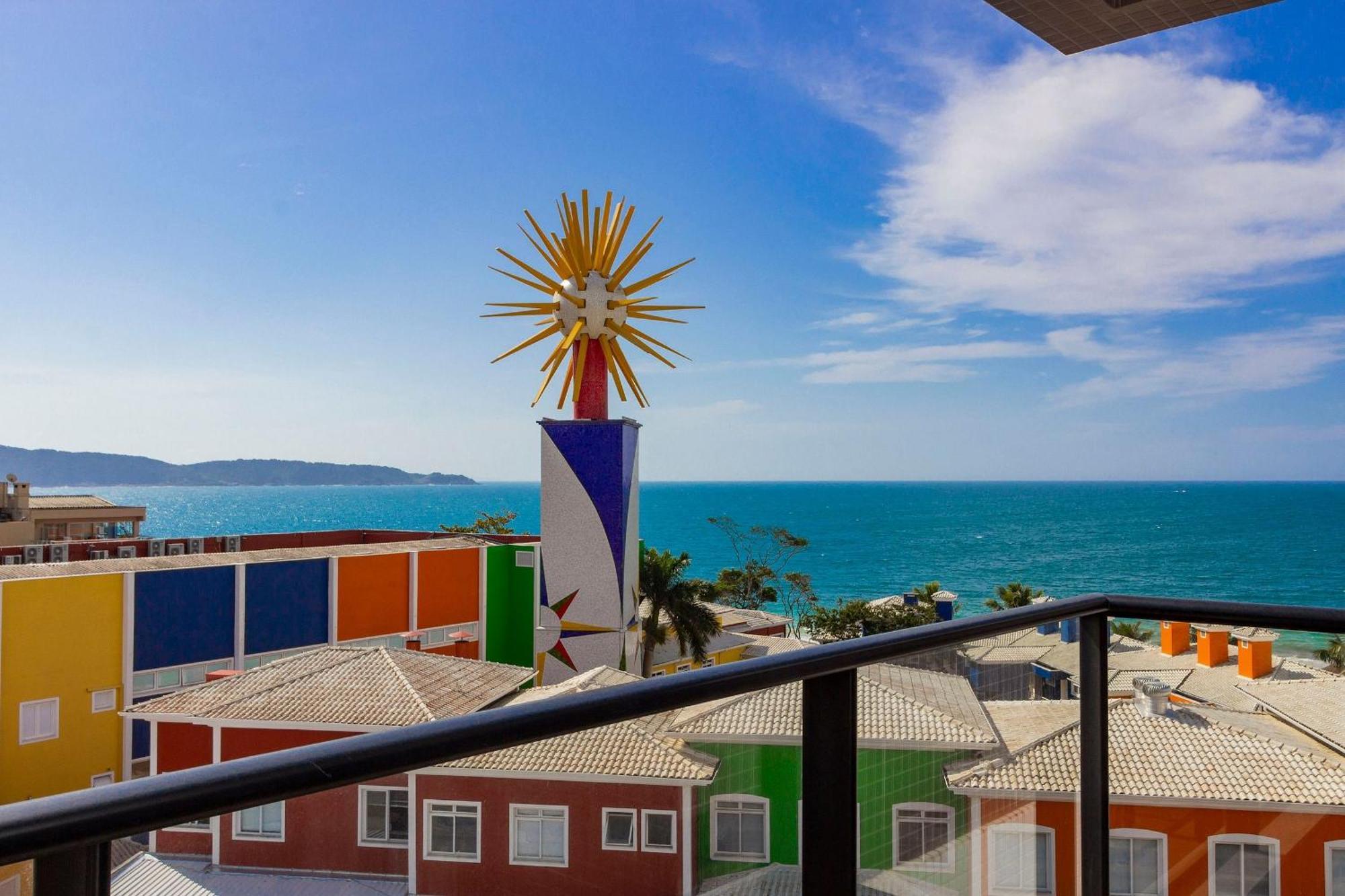 Aion Suites 302 - Lindo Apartamento Com Vista Para O Mar, A 60M Da Praia De Bombinhas, Com Piscina E Academia No Rooftop. エクステリア 写真